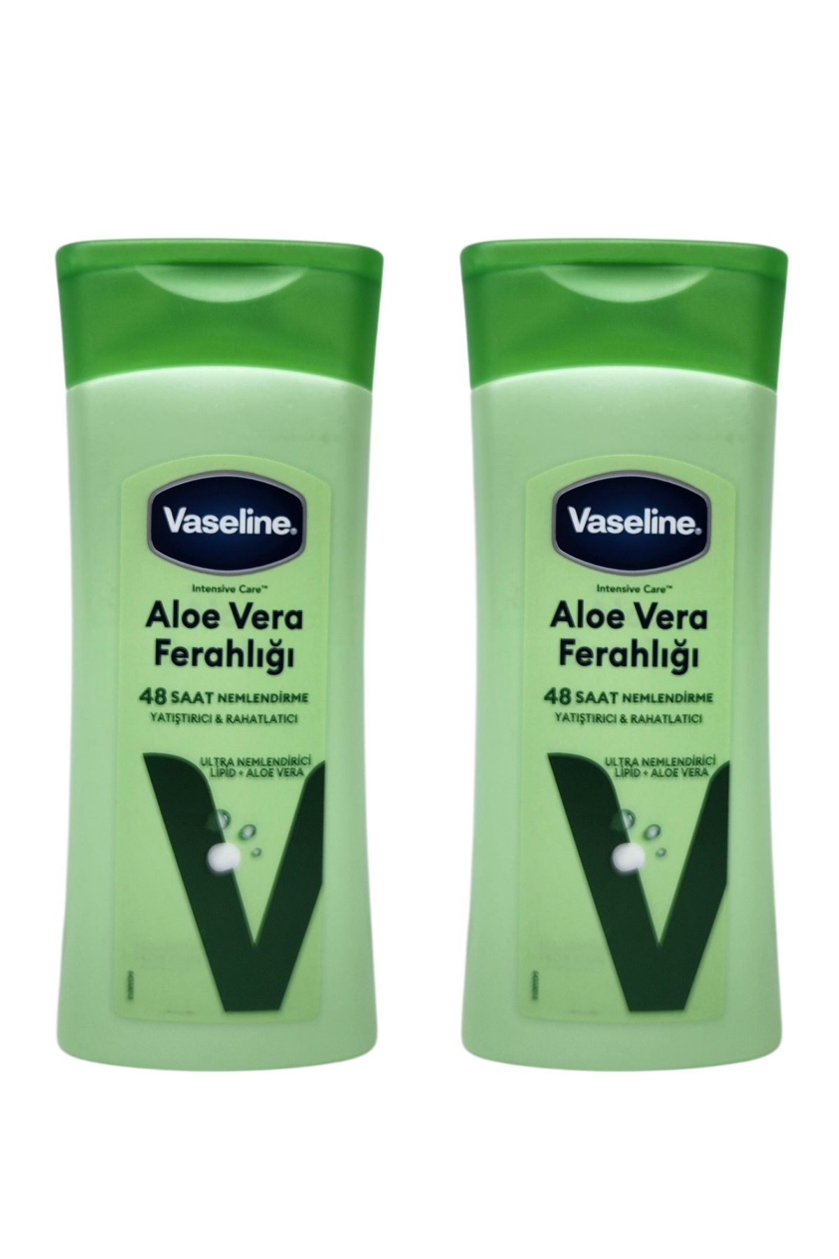 Vaseline Ultra Nemlendirici Jel Aloe Vera Ferahlığı 200ml x 2 Adet