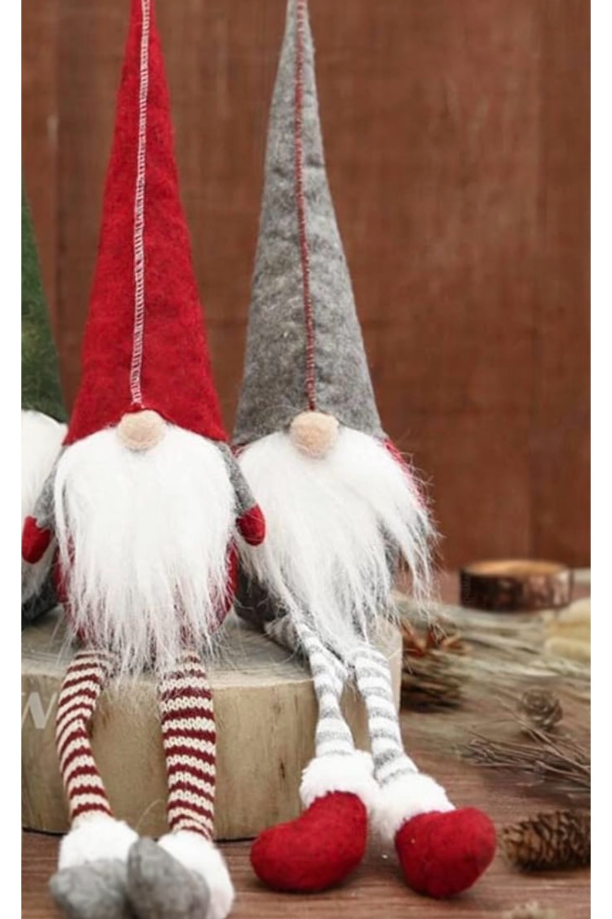 Yenigeldi 1 шт. 35 см довгий капелюх Гном Томте Щасливий гном Новорічна прикраса Декорація для вечірки