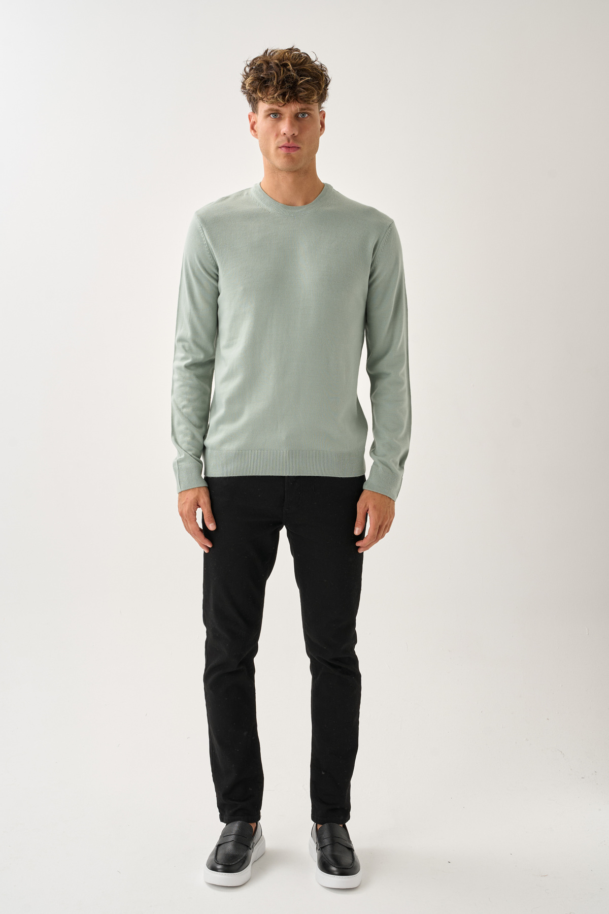 Redline  Valmont Standart Fit Bisiklet Yaka Triko Kazak - Görsel 4