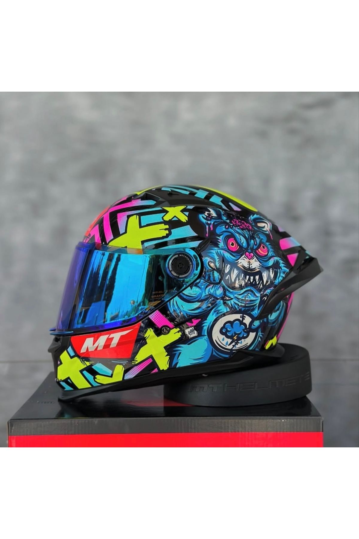 MT Helmets Braker Sv solid kask (+1 şeffaf vizörlü) gönderilecektir