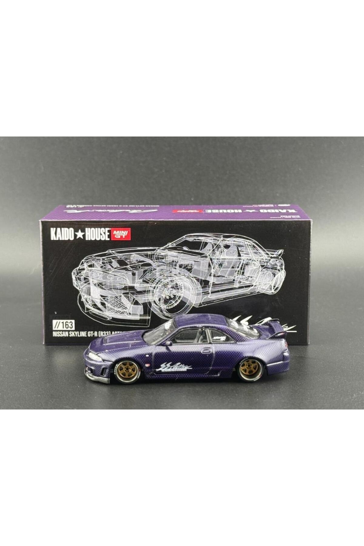 Rinnaiのトヨペットミニ mini gt 163 Kaido House Nissan GT-R (R33) Active Carbon R V2