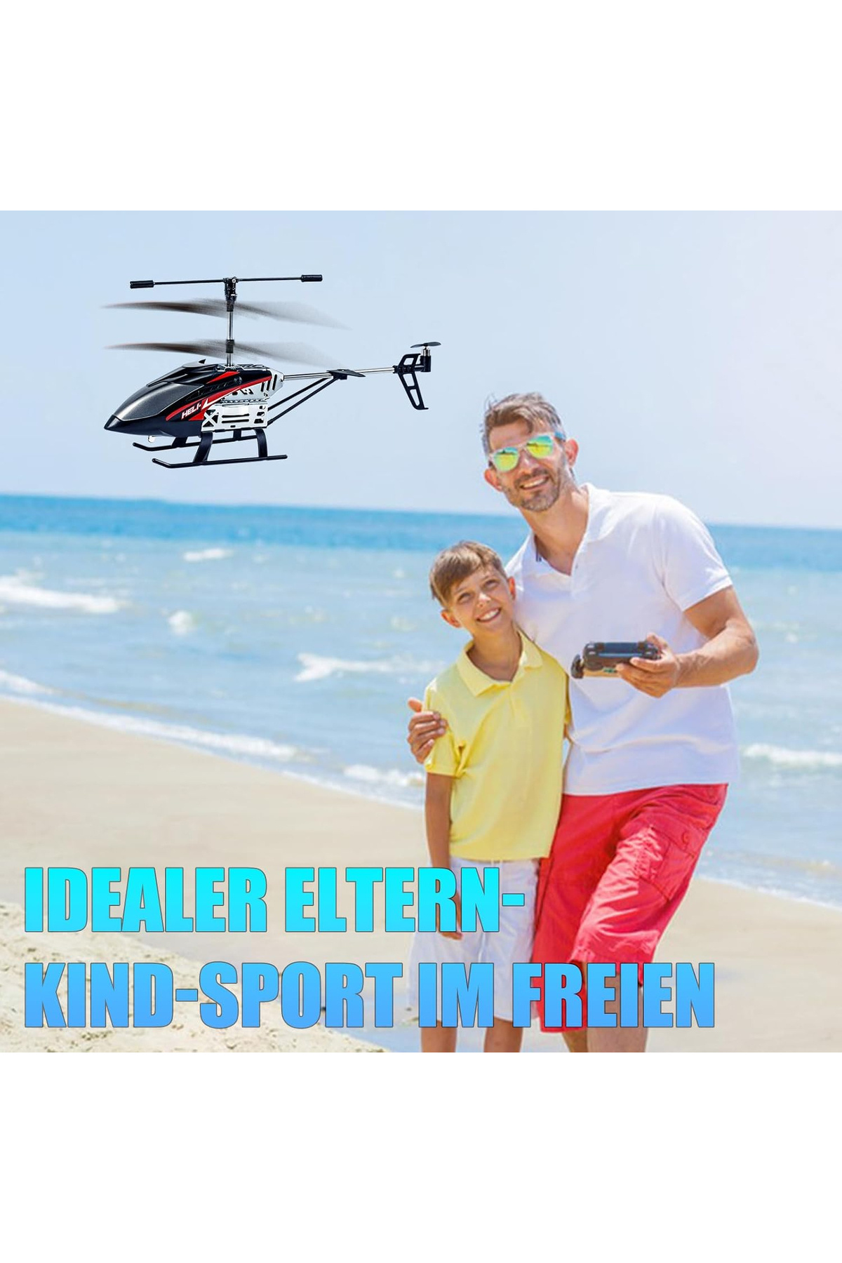 OEM-Remote control toy helicopter with Gyro Hover function, one-button takeoff/landing, LED light 4