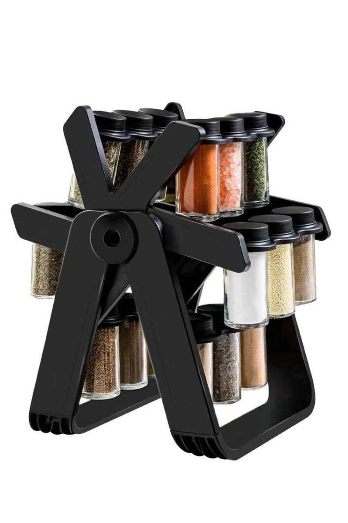 Generic-HOMESTAR Rotating Rack For Organizing Spices, Consisting Of 18 Containers With A Capacity 100 Ml 1