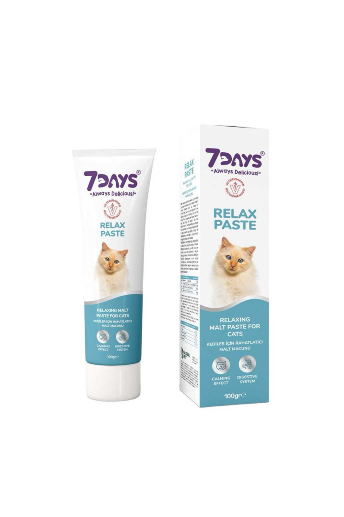 7DAYS Relax Sakinleştirici Kedi Macunu 100 Gr