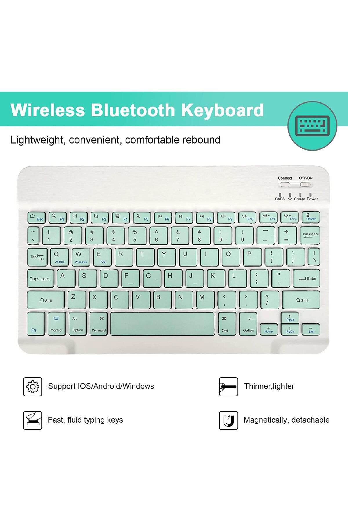 SIGLOO-Wireless Bluetooth keyboard and mouse case for OnePlus Pad 11.6 inch tablet, Sigloo, Black 5