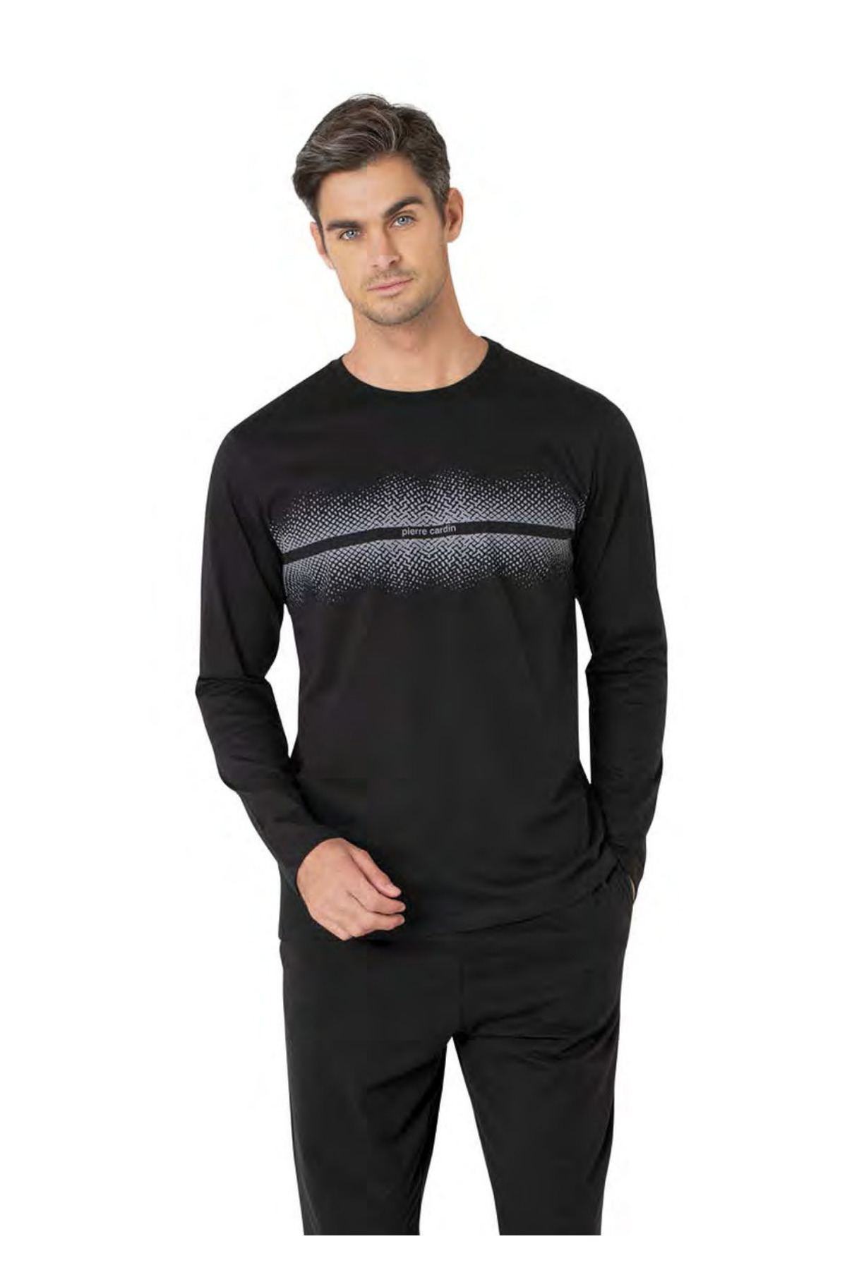ست پیژامه مردانه طرح دار فاق نرمال آستین بلند | پیر کاردین Pierre Cardin CH.PC.6.102.C0 - تصویر 4