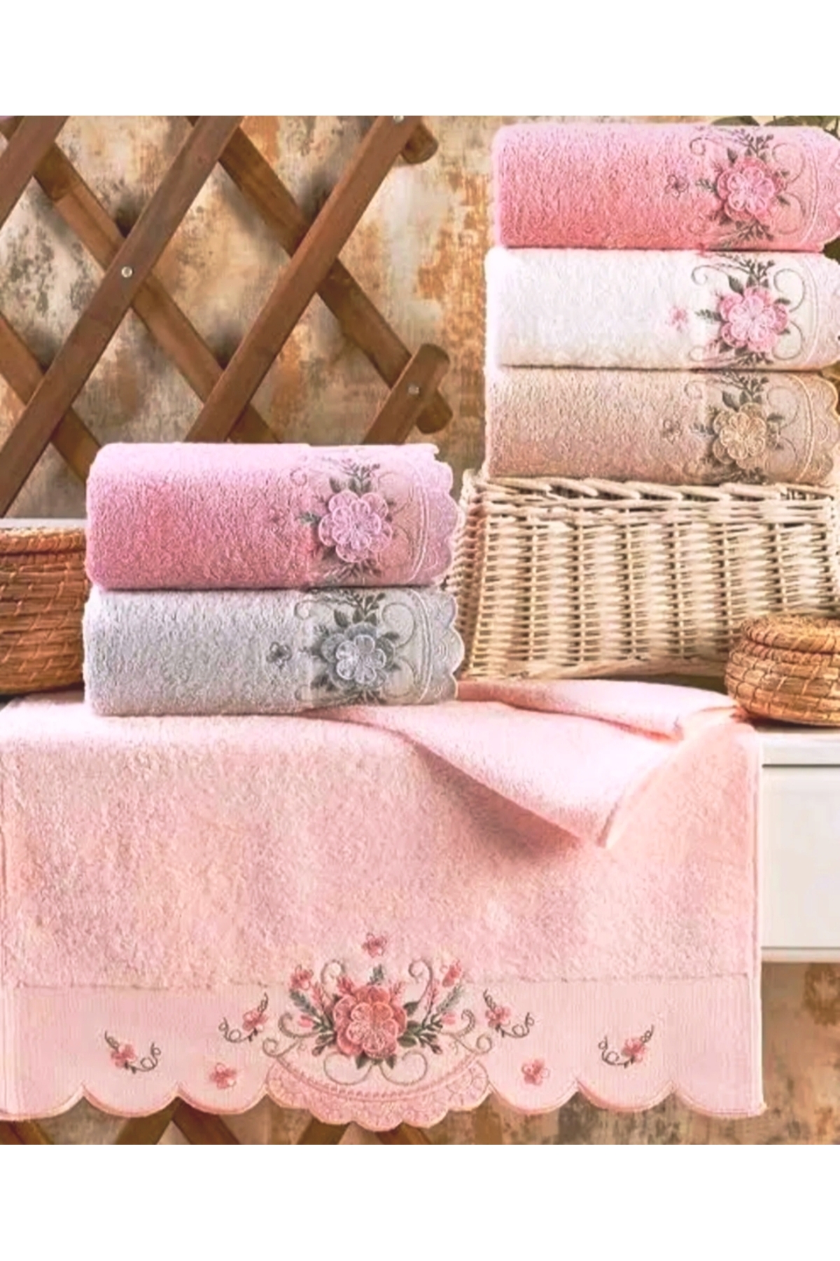 Bulteks Nakışlı Mutfak Havlusu 30X50