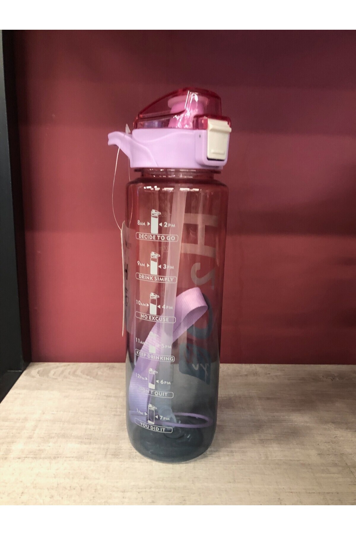 Romans-H2O Polycarbonate Flask with Straw 1000 ml 2