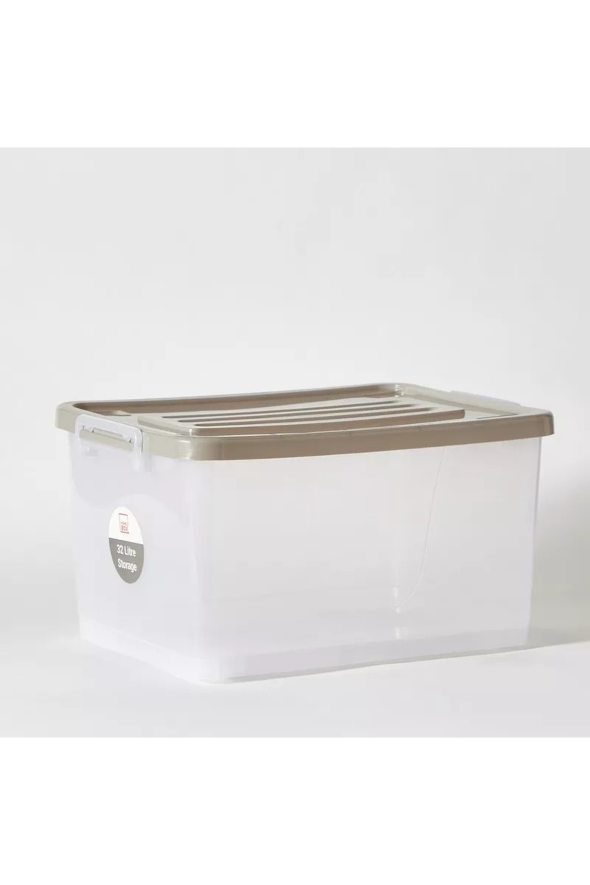 Home Box-Juana Multipurpose Transparent Storage Box with Wheels and Lockable Lid - 32 L 3