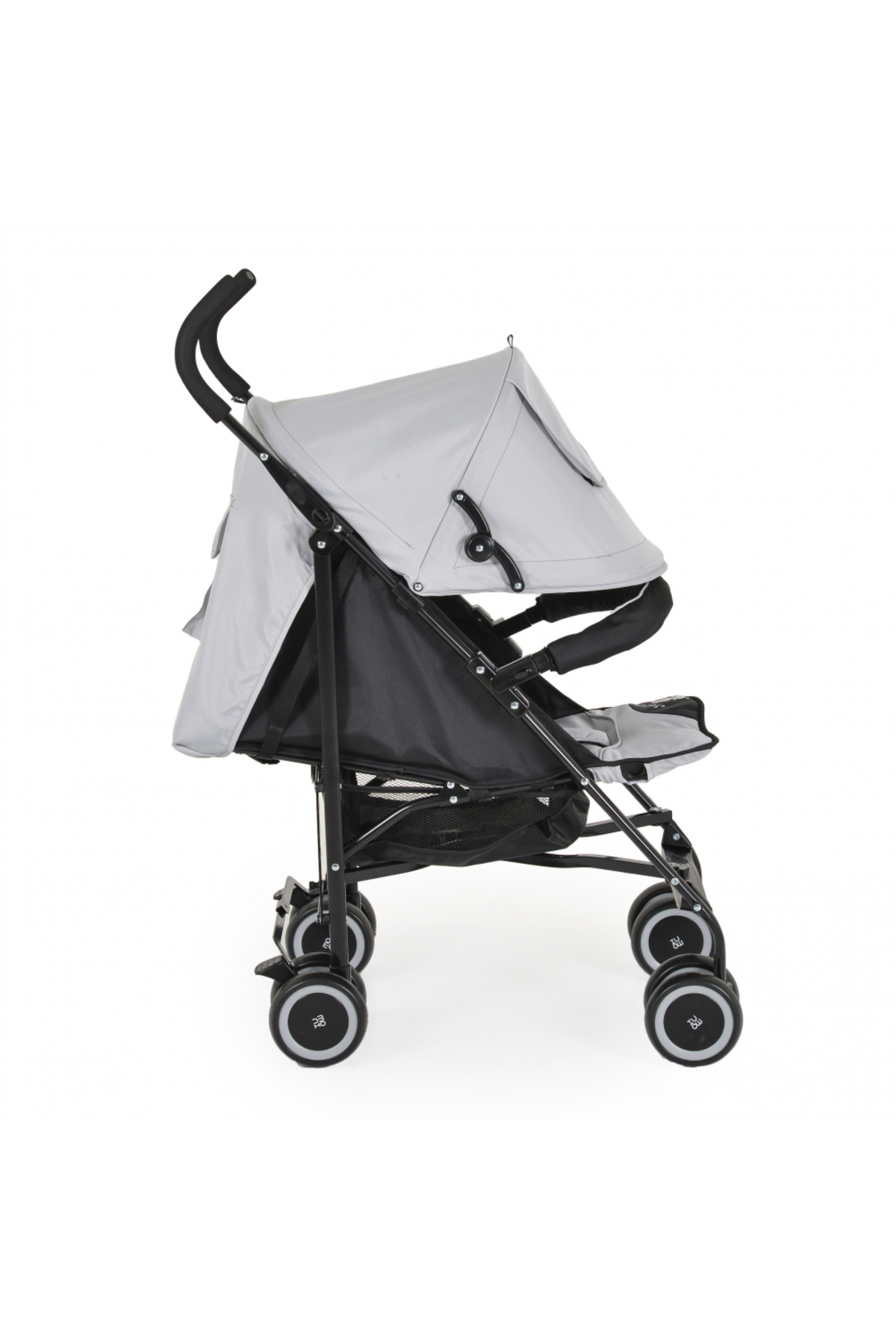 Moni-Jerry New Gray Baby Stroller with Adjustable Backrest and Sleeping Position, Swivel Wheels c 7