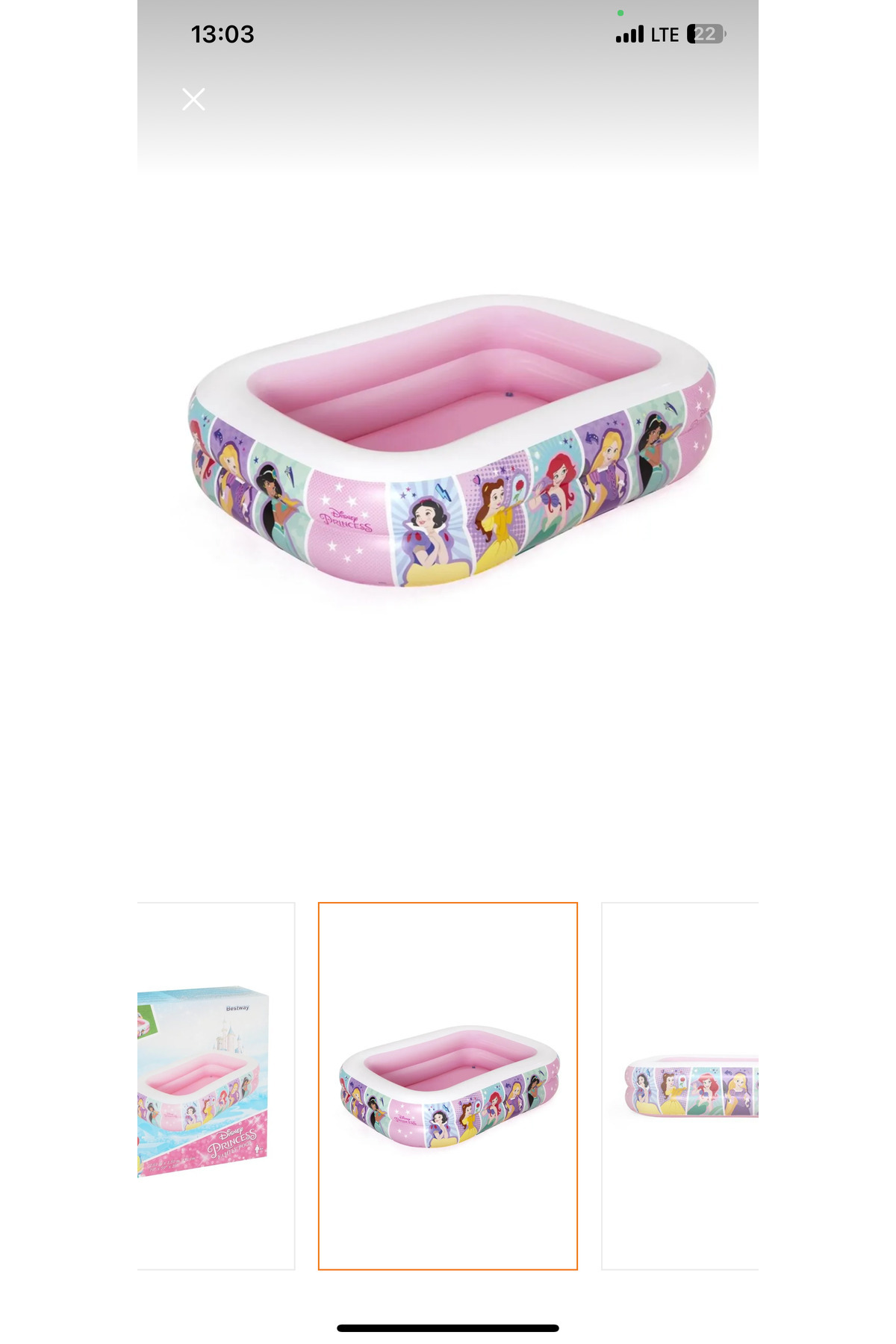 Toys 2 bölmeli disney princess havuz