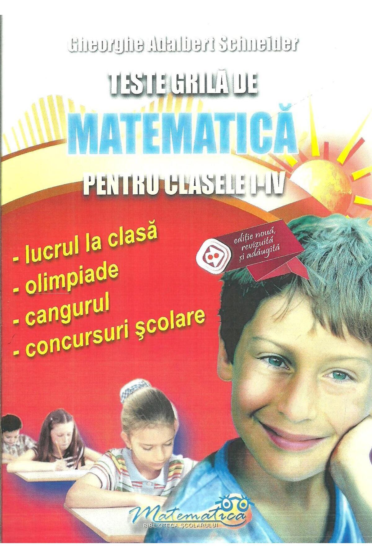 Editura Hyperion-Math test grid for grades I-IV (Edi 1
