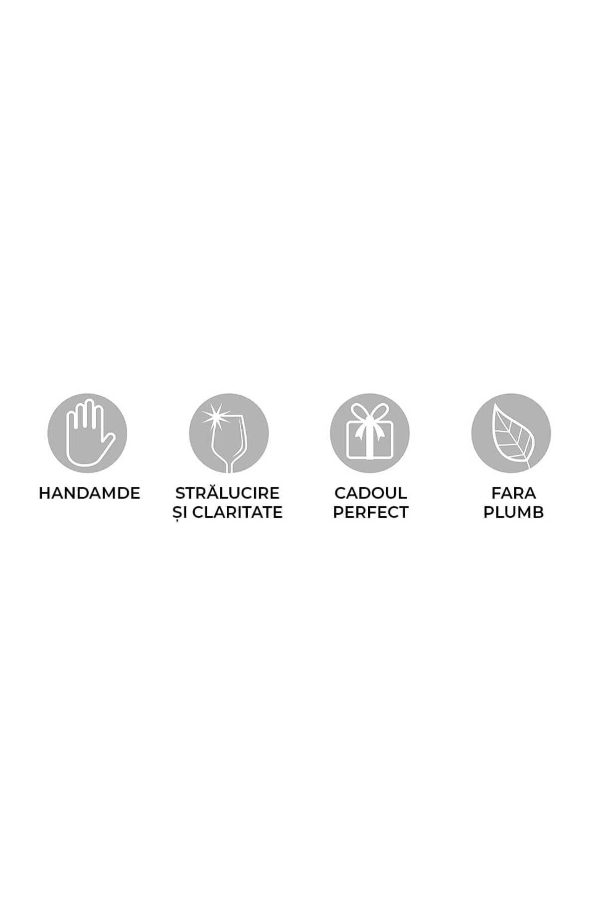 Elindor-Elegant Whiskey Globe Decanter Set with Engraved Glasses for Scotch, Volume 850 ml, Transparent 8