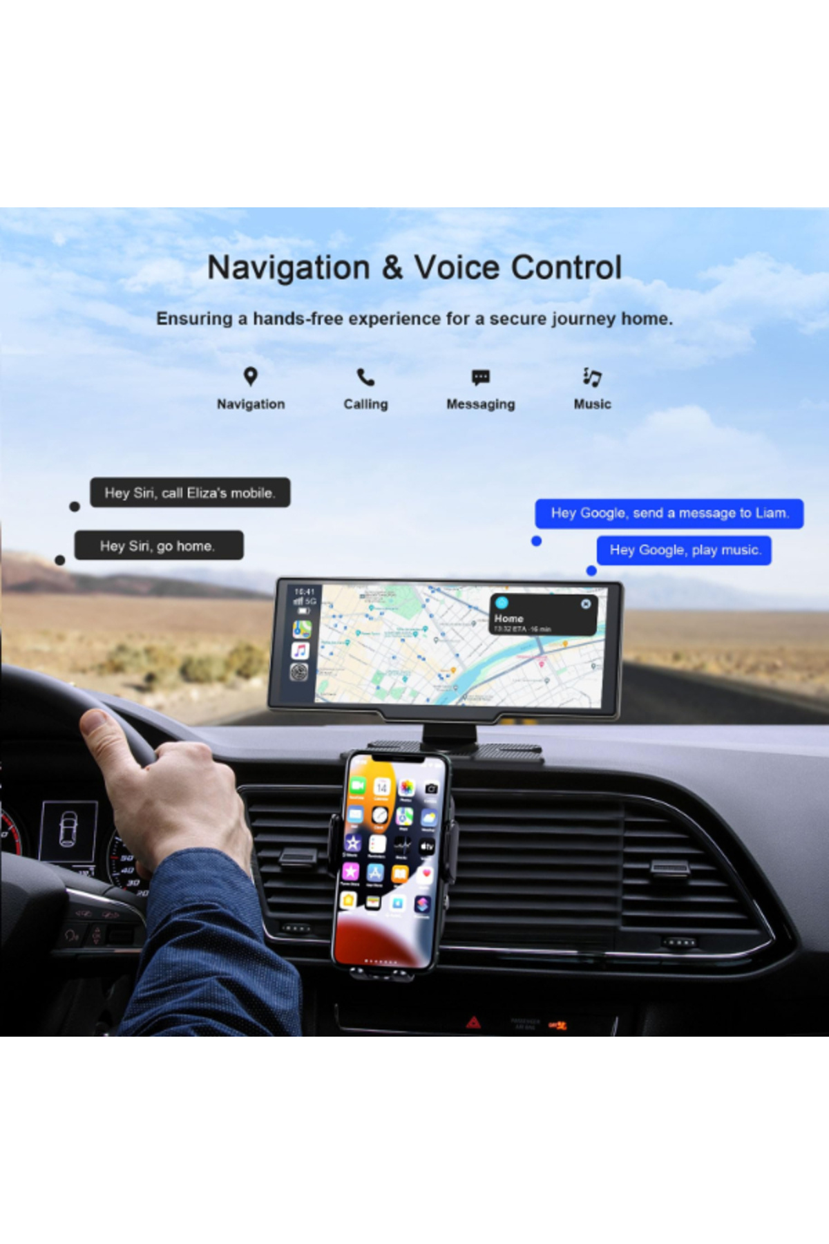 TTT-Apple and Android Carplay with Dual Lens Camera 3
