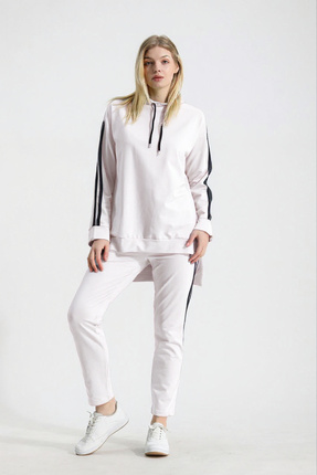 ATiC Rahat Kesim Kompakt Penye Tunik Takım - Günlük & Spor Stil