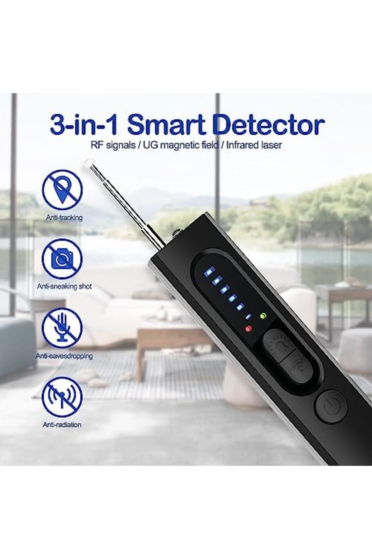 Shopi-KASTWAVE Hidden Camera Detector, Anti Bug Scanner and Protector 4