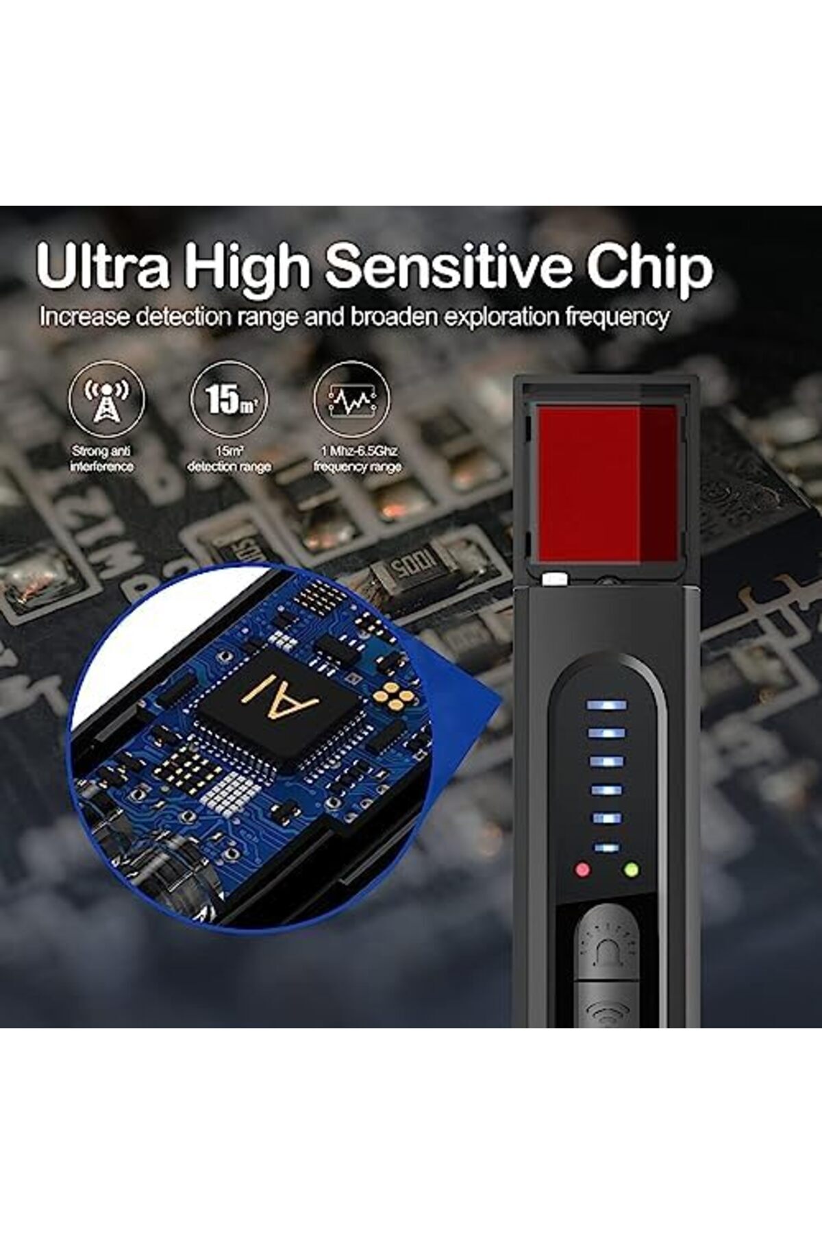 Shopi-KASTWAVE Hidden Camera Detector, Anti Bug Scanner and Protector 6