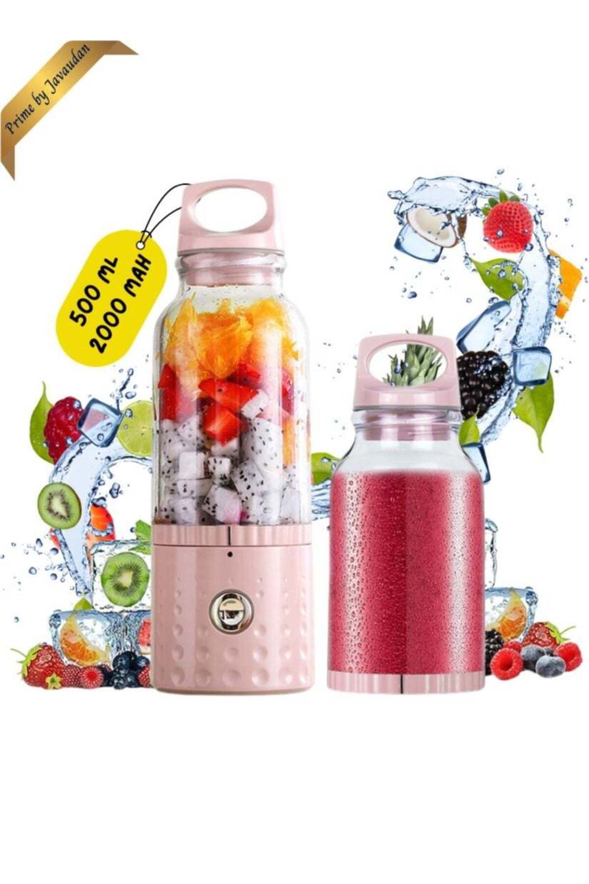 Generic-Prime by javaudan Electric Mini Portable Blender Fruit Blender Juicer Multi-function Powerful Elect 1