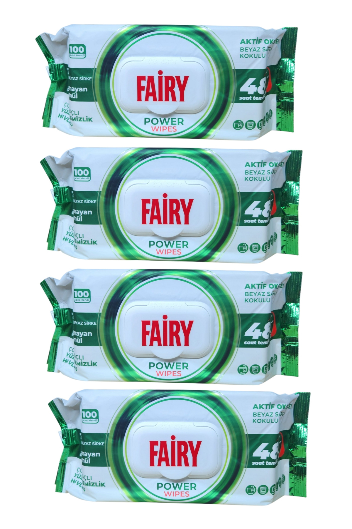 Fairy Yüzey Temizleme Havlusu Power 100'lü x 4 Adet