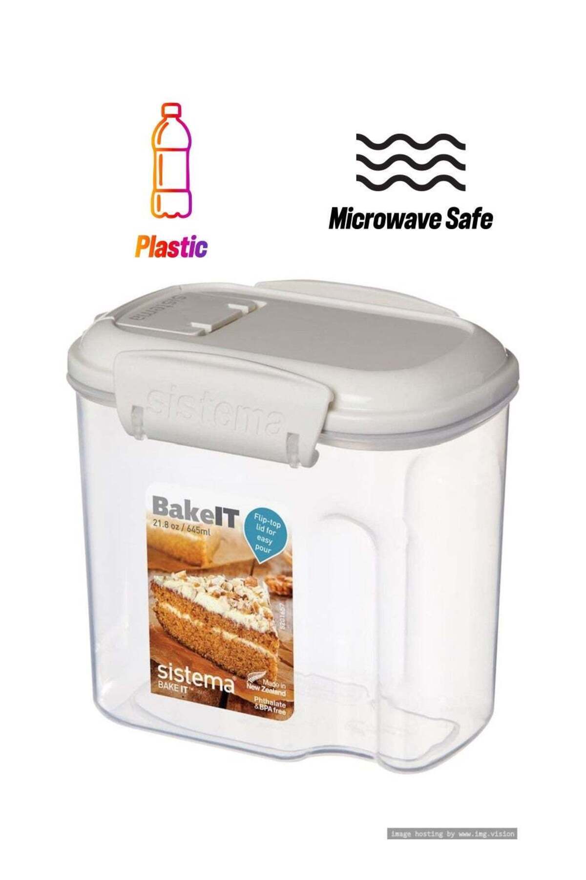 Generic-sistema Sistema Bake It Mini Bakery 645ML, is stackable and perfect for storing smaller baking ingr 1