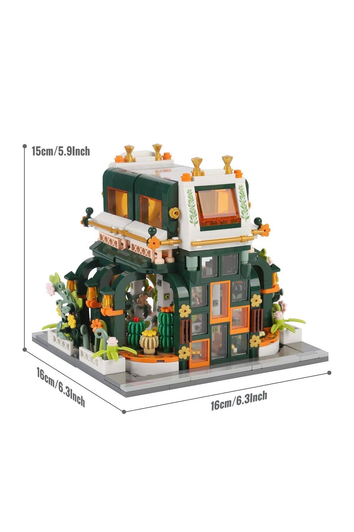 NEWBRENDHOME Öğretici Eğitici Oyuncaklar JK2362 LOZ Botanik Bahçe Blok Seti - Vagon life Kız Erkek Çocuk Oyuncak fotoğrafı 2 (önizleme)