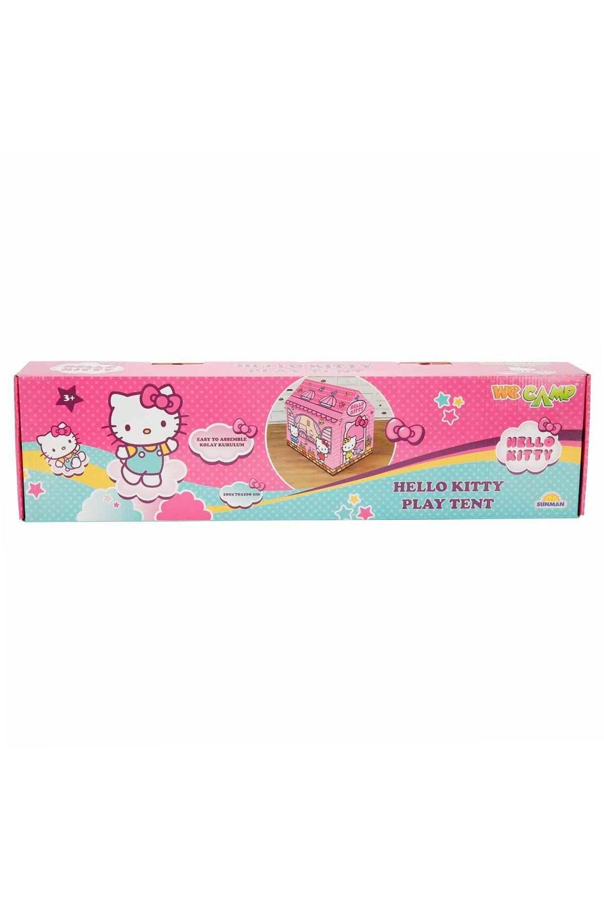 paraply 4847 Hello Kitty Oyun Çadırı 100X70X100cm Kız Çocuk Erkek Çocuk Oyuncak Eğitici Oyuncaklar fotoğrafı 3 (önizleme)