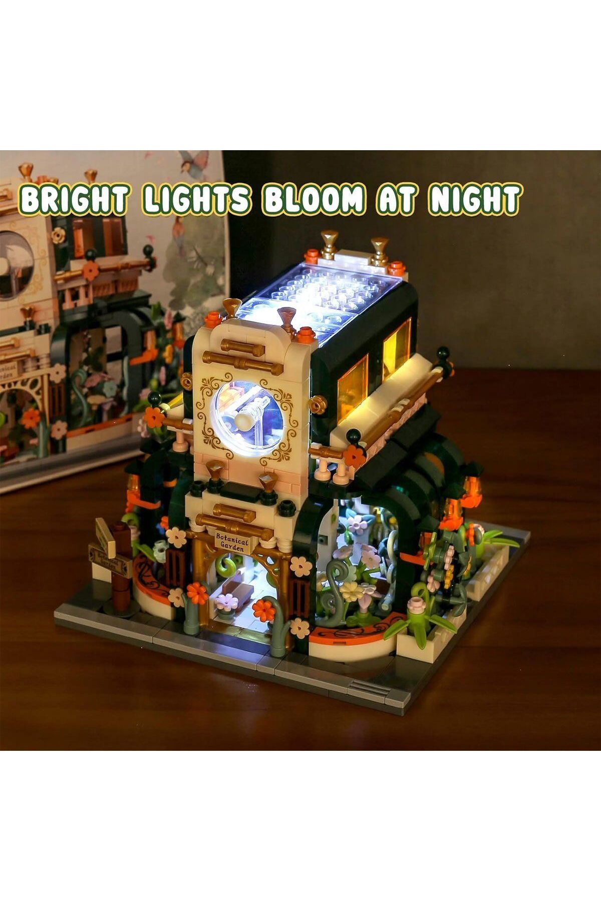 NEWBRENDHOME Öğretici Eğitici Oyuncaklar JK2362 LOZ Botanik Bahçe Blok Seti - Vagon life Kız Erkek Çocuk Oyuncak fotoğrafı 4 (önizleme)