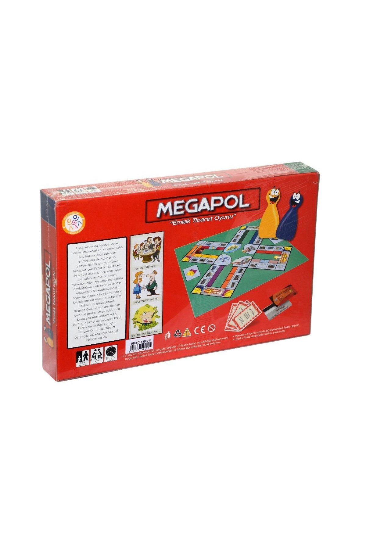 paraply HED 340 Hobi Zeka Megapol Emlak Ticaret Oyunu Kız Çocuk Erkek Çocuk Oyuncak Eğitici Oyuncaklar fotoğrafı 2 (önizleme)