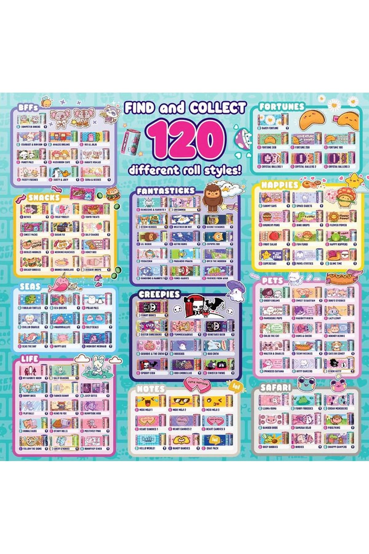 NEWBRENDHOME Öğretici Eğitici Oyuncaklar Sticki Rolls Stickerlı Bileklik SR100 Kız Erkek Çocuk Oyuncak fotoğrafı 3 (önizleme)