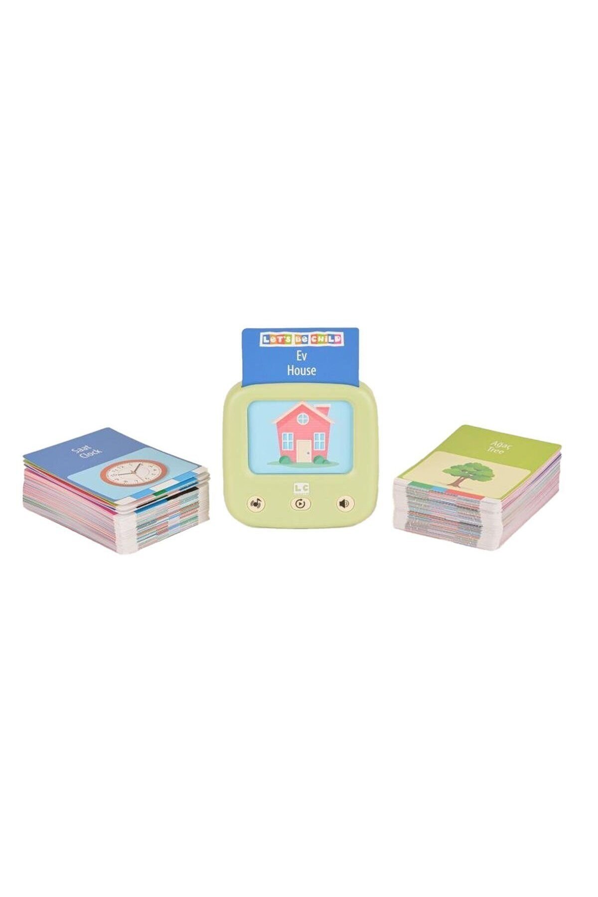 NEWBRENDHOME Öğretici Eğitici Oyuncaklar LC-31050 Öğretici Türkçe-İngilizce Konuşan Flash Kartlar -Kız Erkek Çocu fotoğrafı 4 (önizleme)