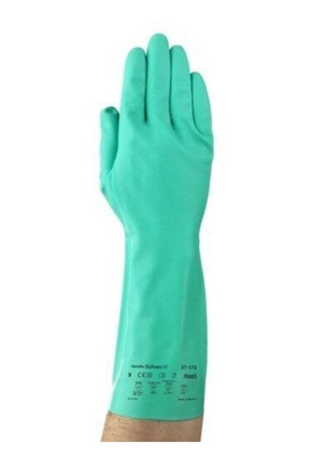 Generic-Ansell Nitrile Flocklined Gloves Made in China, 1 Pair - Multi-Purpose Use & Made of Nitrosolve Nit 1