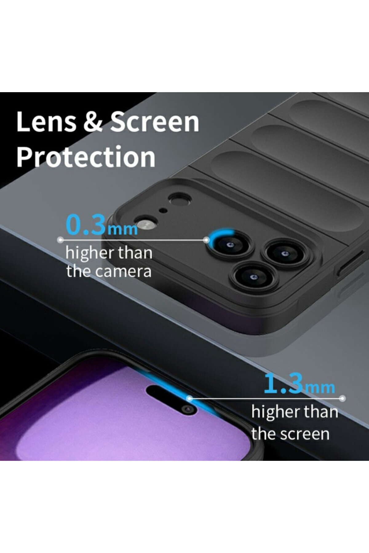 Techsuit-iPhone 17 Pro Max Case Magic Shield, Black 2