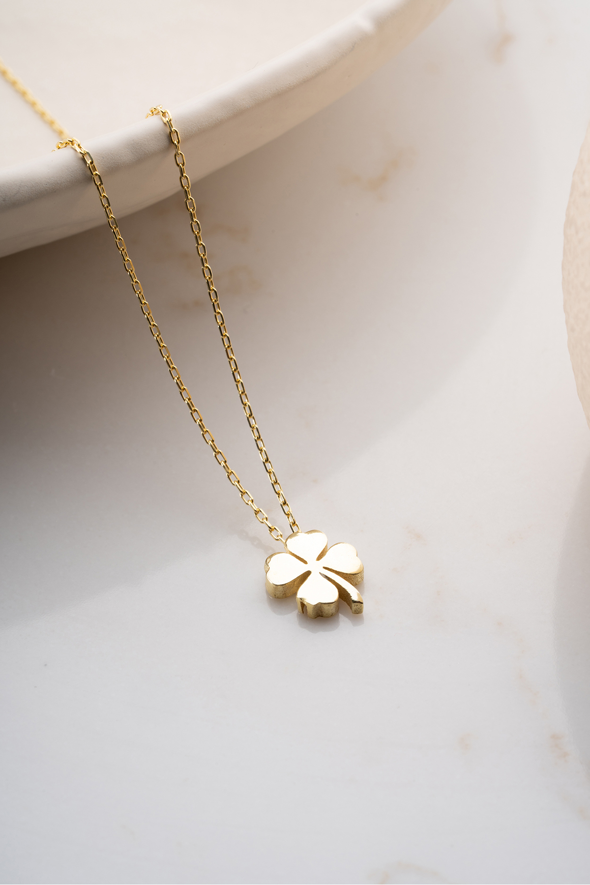 Silvano Jewelry 925 Ayar Gümüş Yonca Kolye görsel 5