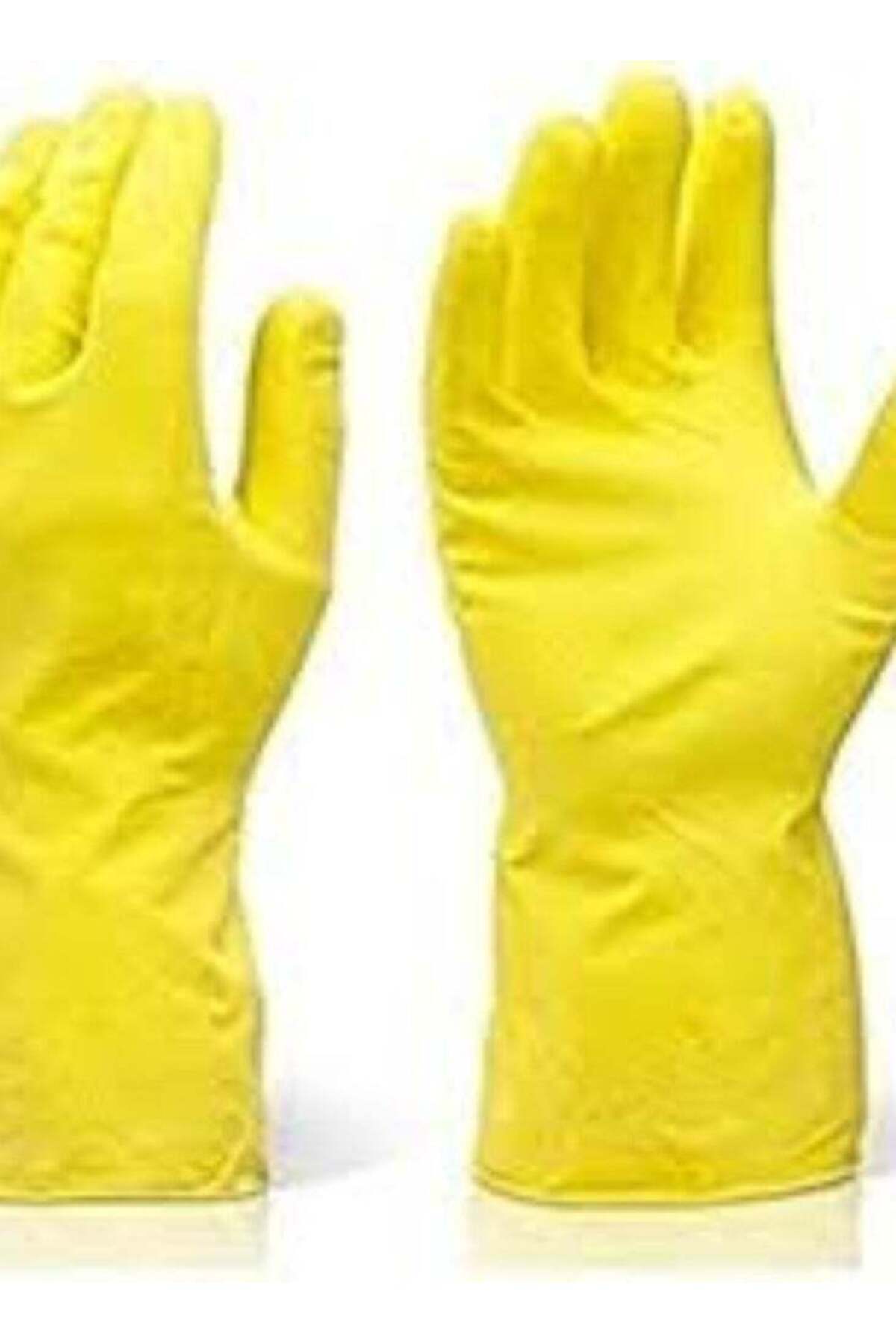 Generic-KNP KNP Yellow Rubber Glove Large is designed to provide robust hand protection for users with larg 1