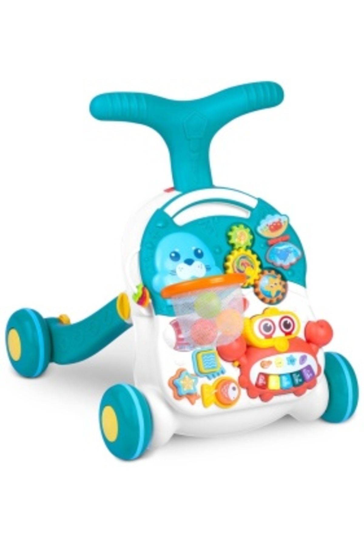 Ricokids-Interactive 4-wheel walker, convertible into an interactive activity table, 3 3