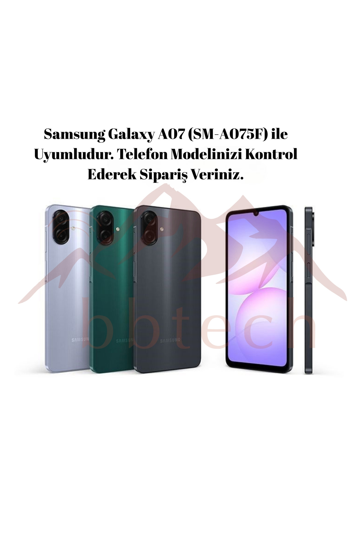 bbtech-Hard Pc Non-Yellowing Crystal Clear Transparency Case Compatible with Samsung Galaxy A07 7