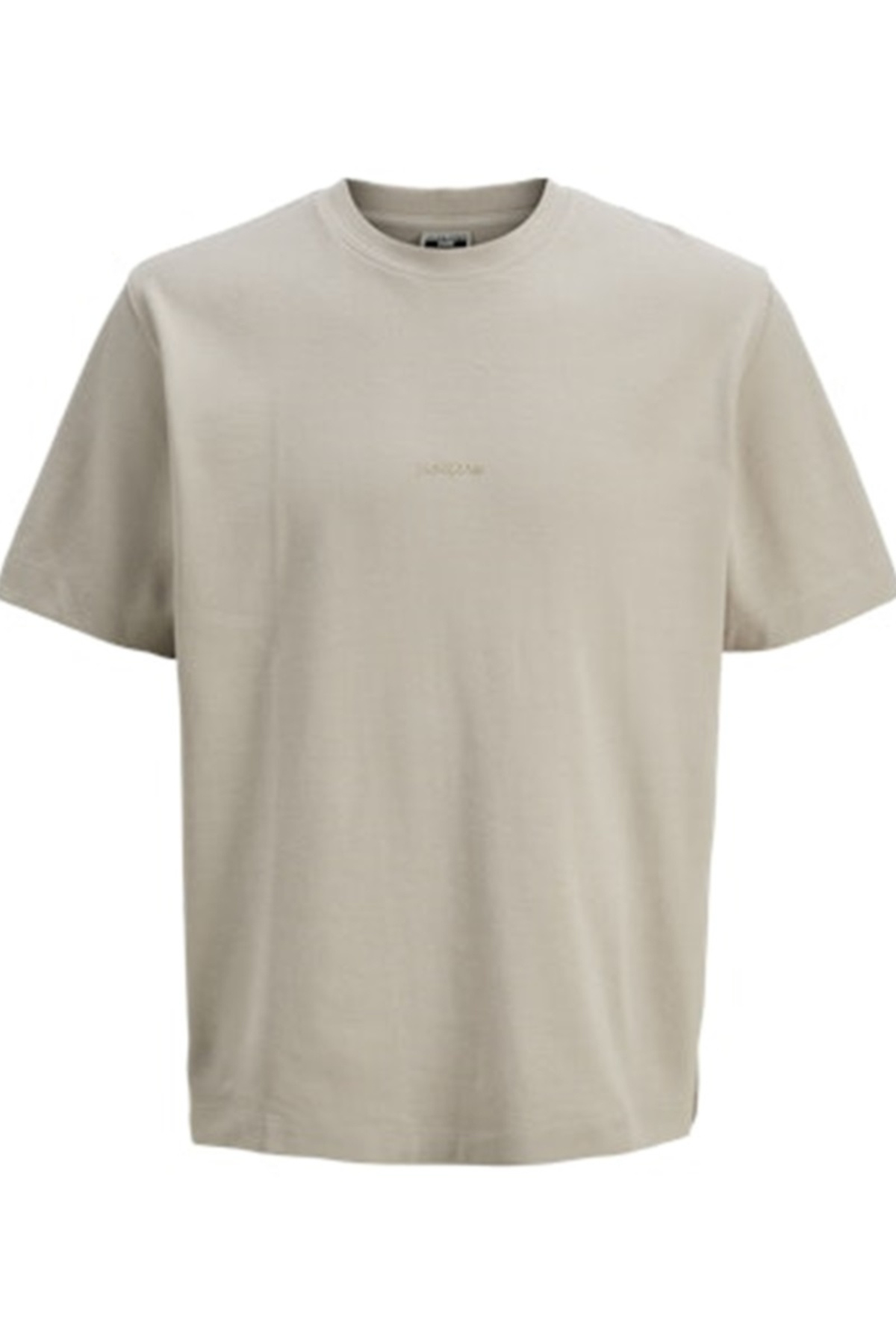 جک اند جونز تی شرت مردانه بژ یقه گرد 12273217_JCOTARMAC FABRIC TEE SS CR