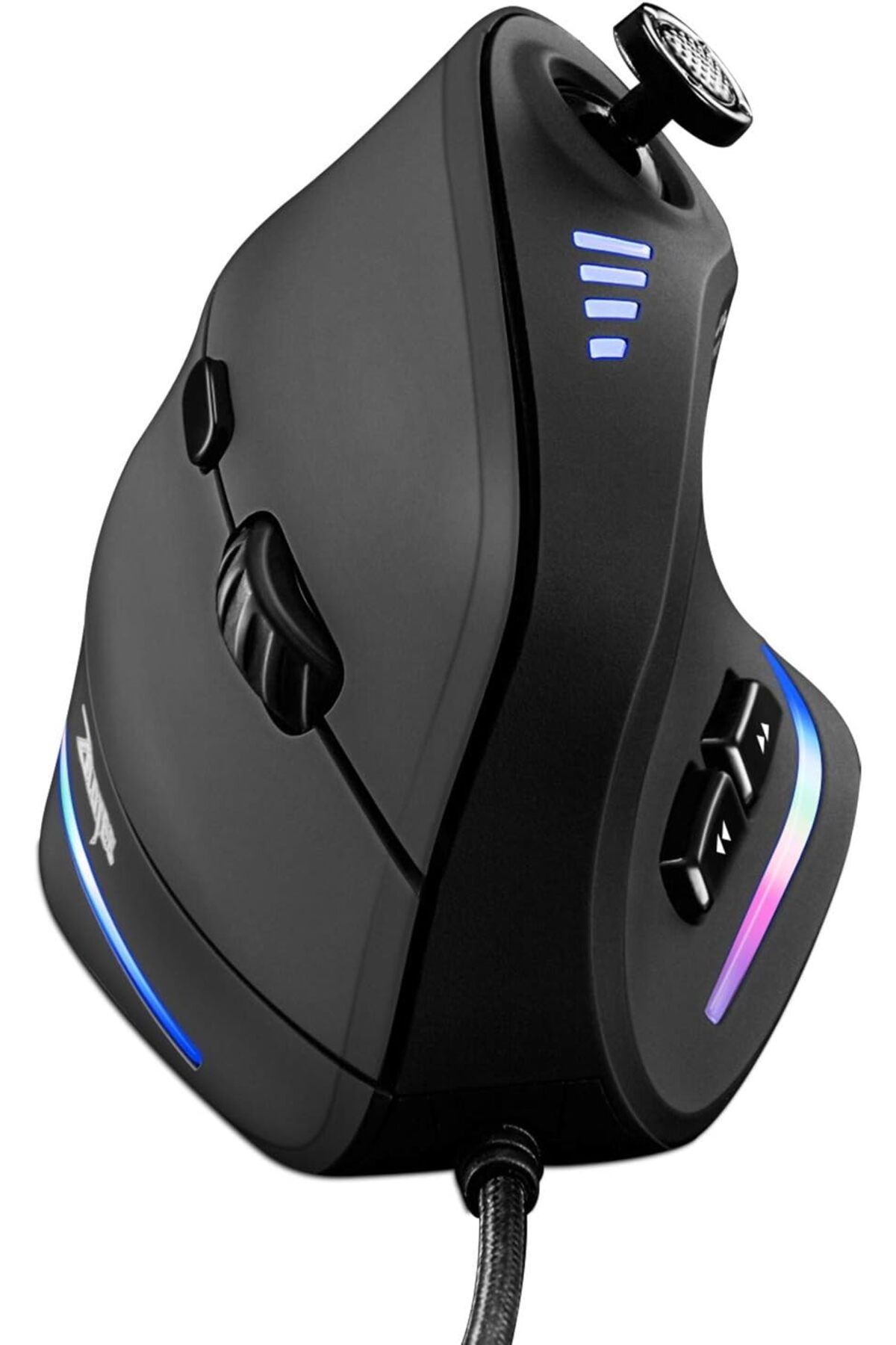 erorex-Gaming Mouse 5 D Rocker Ergonomic Mouse 10000 Dpi/11 Programmable Buttons Rgb Vertical Gaming Mice 1