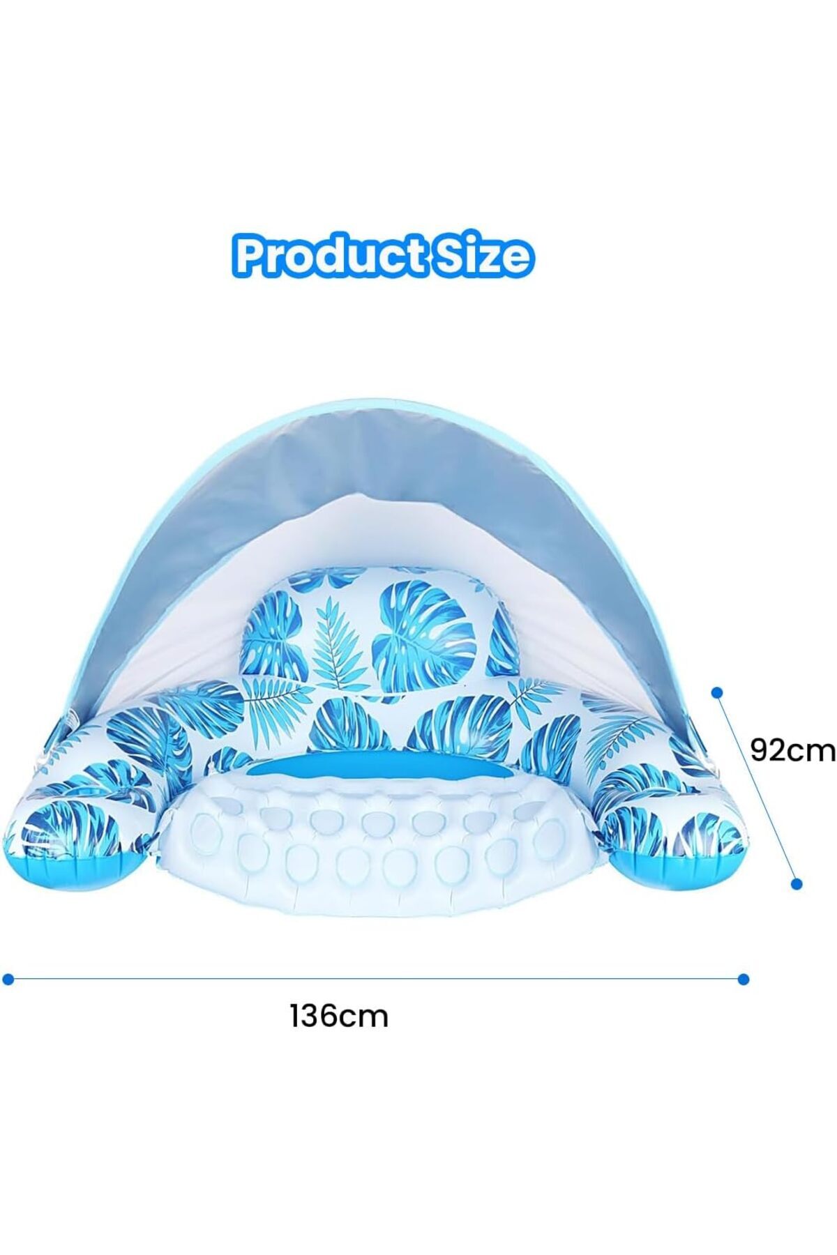 erorex-Inflatable Pool Floats Adult 4 1 Multi Purpose Pool Float Rafts Water Hammock Pool Floats Adults 5