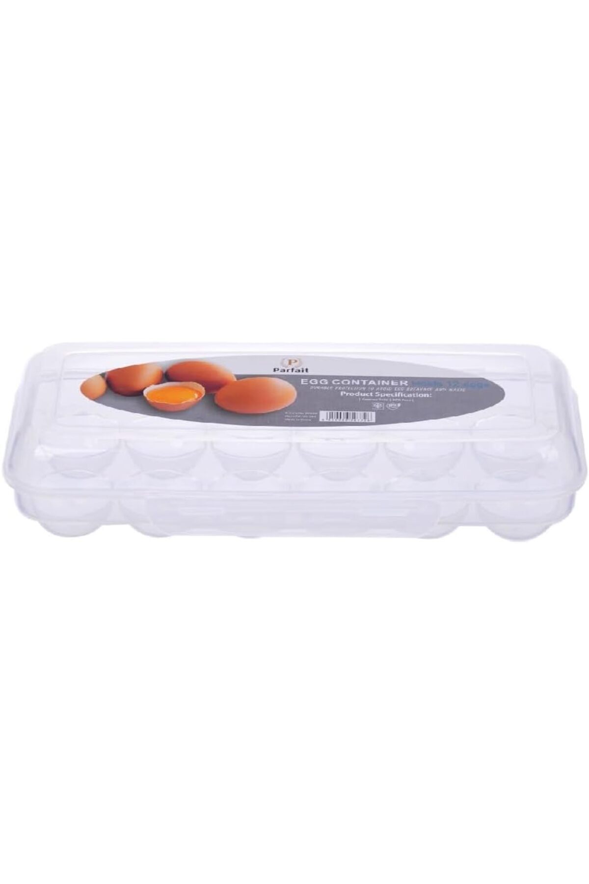 erorex-Bpa Free Freezer Safe Rectangular Egg Container Clear Yh 16016 2