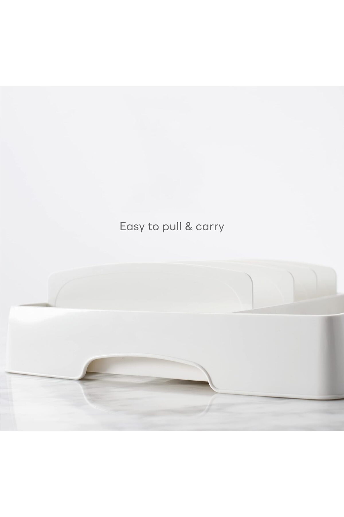 erorex-Expandable Lid Organizer, Food Container, White Large Expandable Food Storage Container Lid 4
