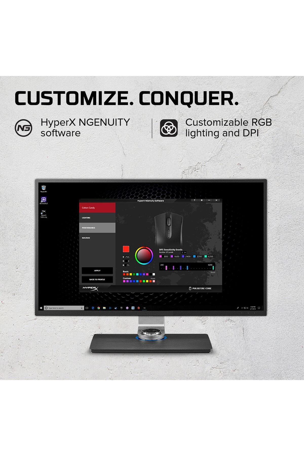 erorex-Pulsefire Core Rgb Gaming Mouse Software Controlled Rgb Light Effects & Macro Customization Up 16 5