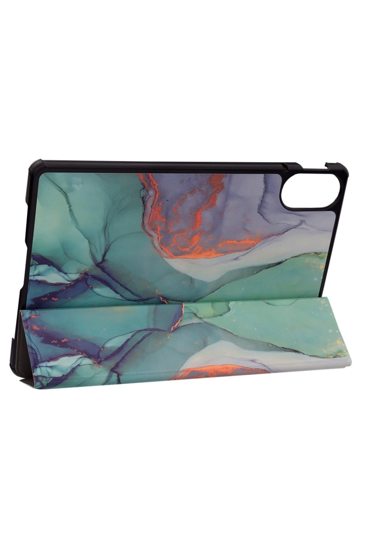SKYDDAR INNOVATION-Tablet case for Xiaomi Redmi Pad 2, with Multi-Angle support, FoldPro, Green time, set sticker 6