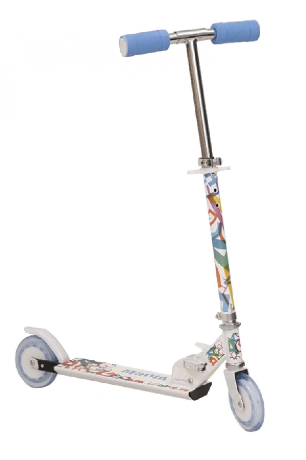 Moni-Foldable scooter with non-slip base, adjustable handlebar height 60-82 cm and PU wheels, from 3 years and up 5