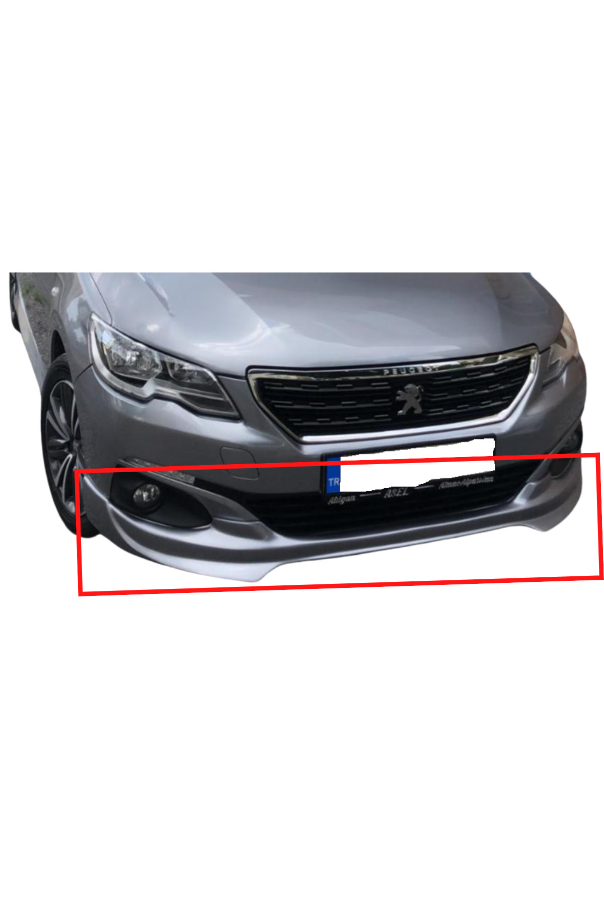TÜRKSET PEUGEOT 301 MAKYAJLI KASA ÖN TAMPON EKİ (( BOYASIZ ))