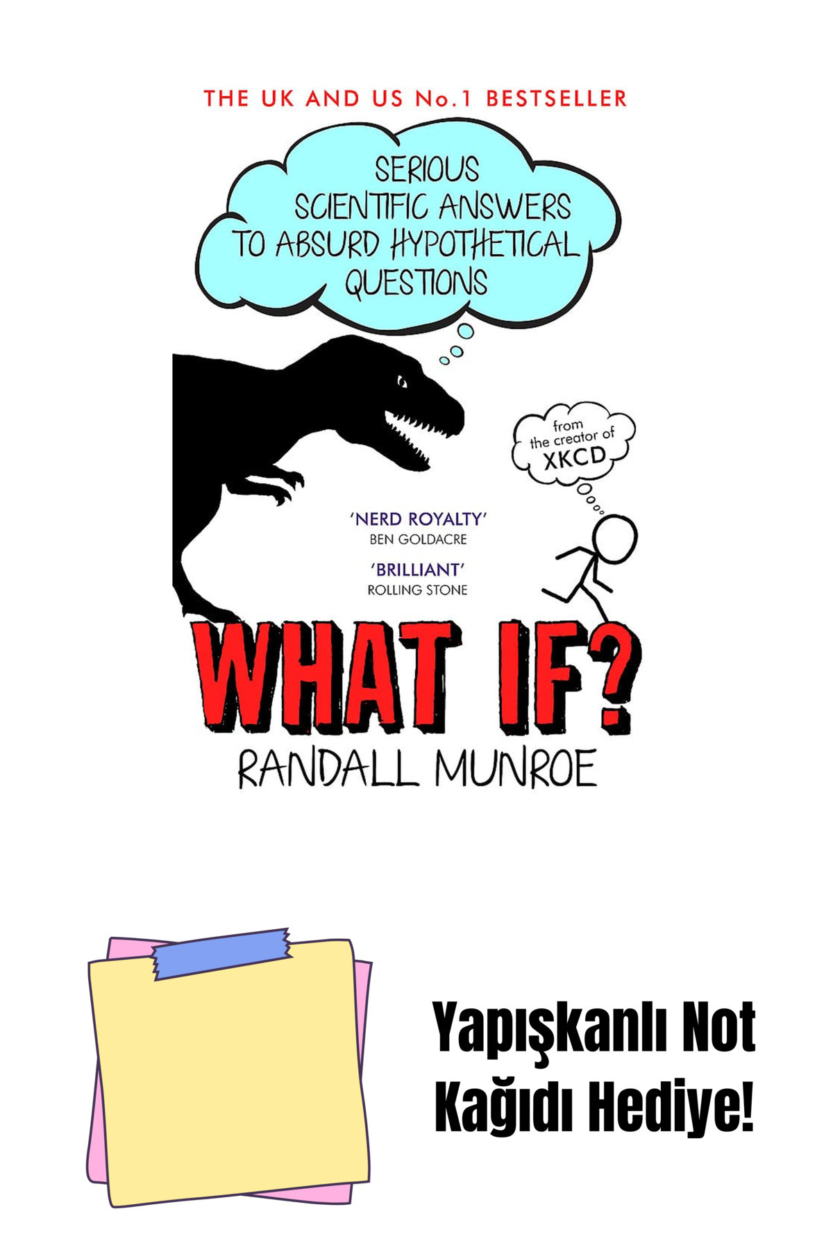 Bloomsbury-What If? : Serious Scientific Answers to Absurd Hypothetical Questions + Sticky Note Paper 1