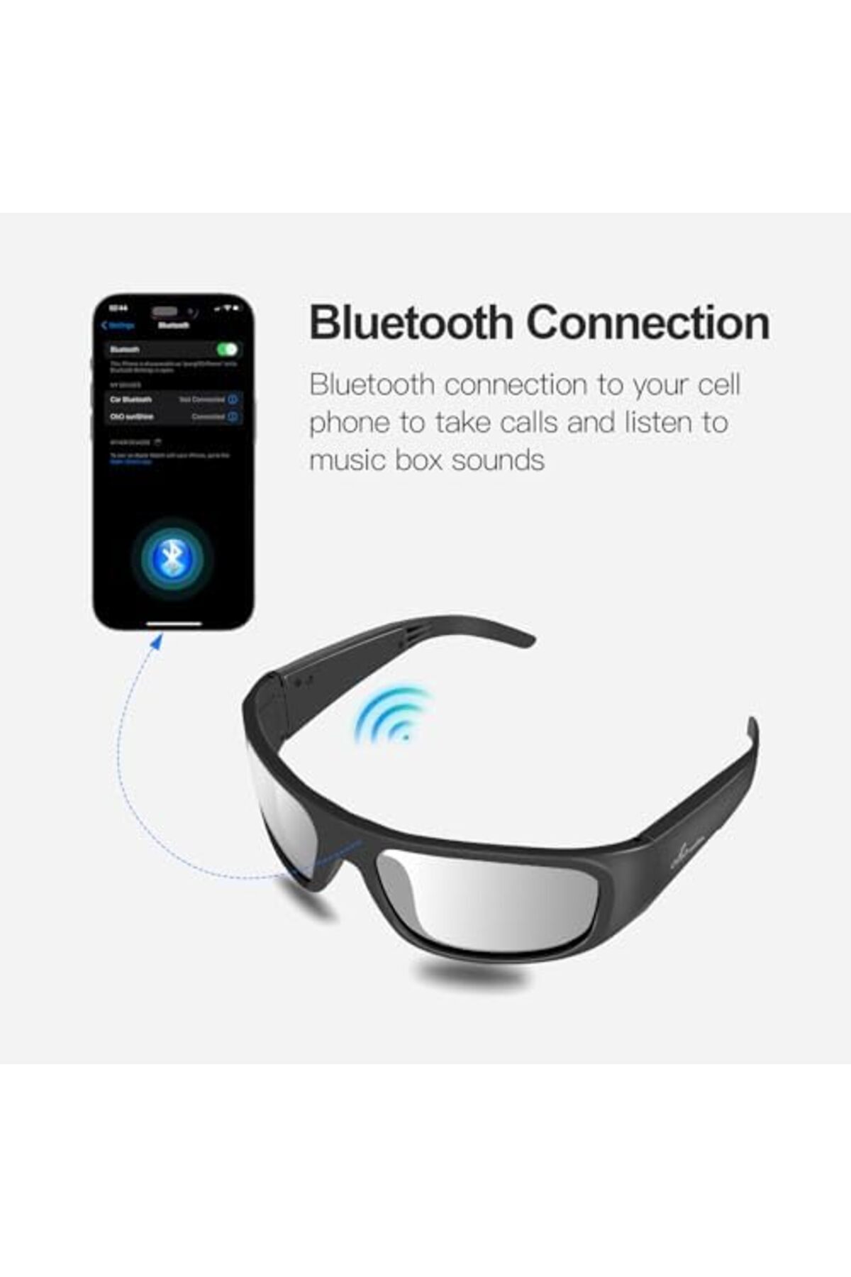 genernic-OhO Sunshine Smart Glasses Unisex, Transitional Polarized Glasses with Bluetooth Speaker 4