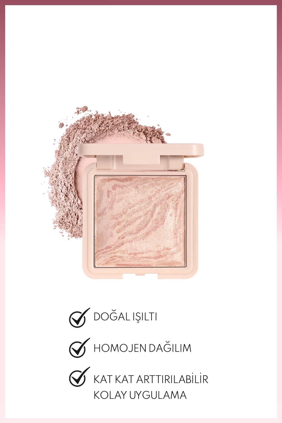 مرمر پخته رژگونه - 01 Moondust — بژ BLS MARBLE — تصویر 3 از 4