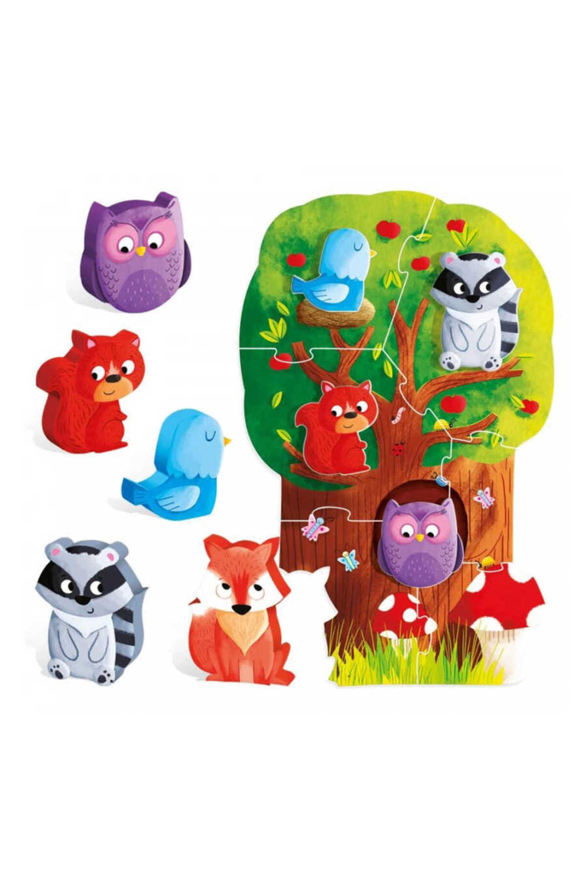 Headu Montessori First Puzzle The Forest (2-4 Yaş) fotoğrafı 3 (önizleme)