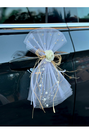 Bonicce 10 Adet Pırıltılı Düğün Arabası Süsü Gelin Arabası Konvoy Süsü Bohça ...